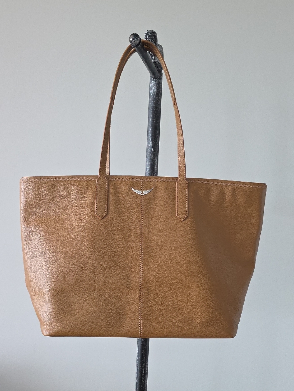 Zadig & Voltaire Mick Pebbled Leather Tote